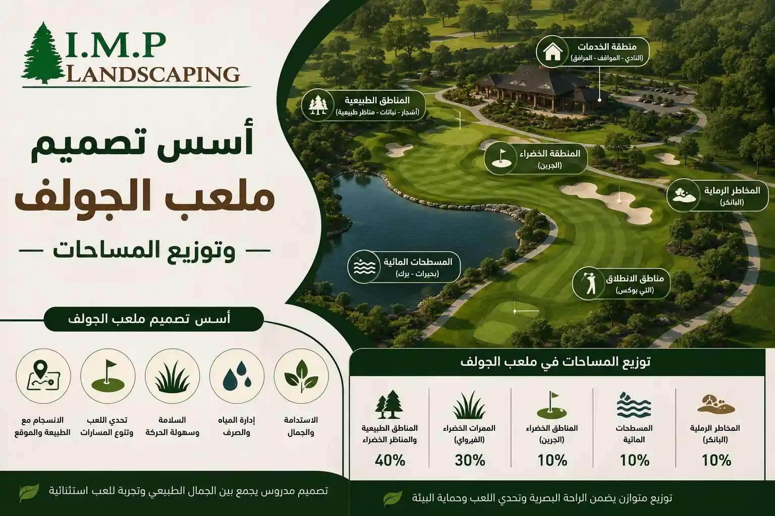 تصميم ملاعب الجولف