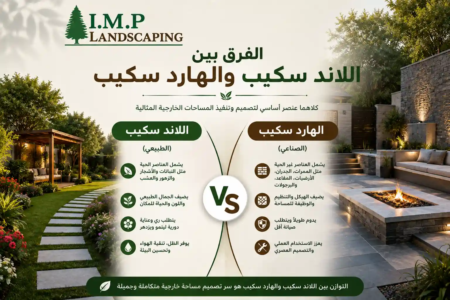 الاشجار المستخدمة في اللاندسكيب
