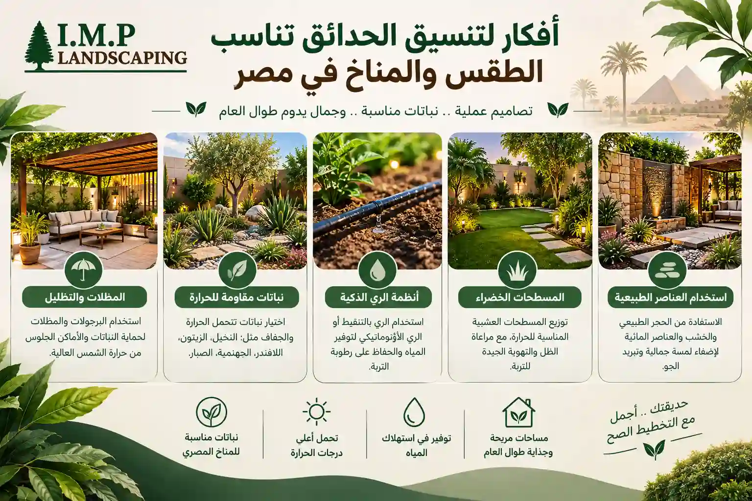 تنسيق حدائق تصميم لاندسكيب