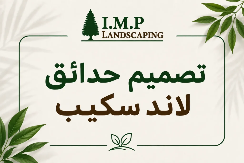 تصميم حدائق لاند سكيب