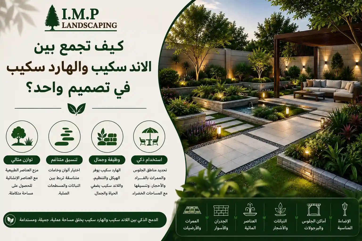 تصميم حدائق لاند سكيب