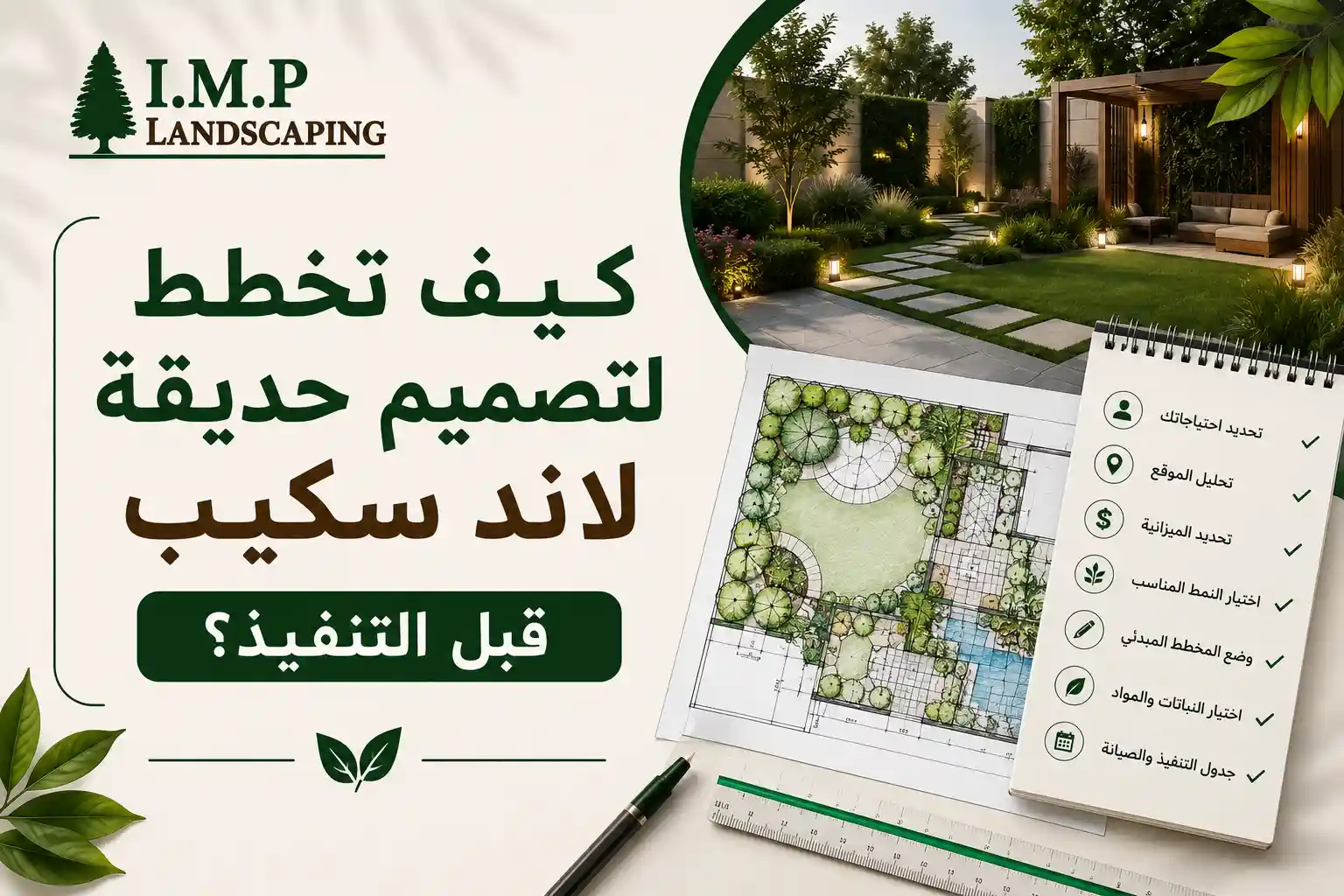 تصميم حدائق لاند سكيب